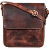 ROYALZ 'Illinois' Borsello Uomo Tracolla Pelle - Borselli Moderna in Stile Vintage - Borsa Piccola Messenger in Vera Cuoio