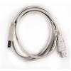 PRENDELUZ Cavo USB 2.0 per stampante connettori tipo A maschio a B maschio 1 metro beige compatibile con scanner, stampanti