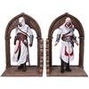 Nemesis Now B5600T1, Fermalibri da gioco con licenza ufficiale Assassin's Creed Altair ed Ezio Library, marrone, 24 cm