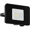 Eglo LED Faretto Esterno Faedo 3, lampada da parete 1 fiamma in | alluminio, colore bianco, vetro trasparente, 10 Watt, IP65