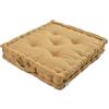 Artistic Fashionista Limited Cuscino rialzo quadrato per poltrona, 100% cotone, grande, per sedia da pranzo, spesso, solido, ideale per casa, ufficio, giardino, gravidanza, maternità, anziani, post intervento chirurgico (visone)