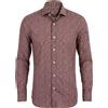 BARBA Napoli - Camicia fantasia - Marrone