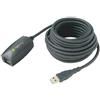 Techly Cavo usb Techly prolunga Attivo USB3.0 SuperSpeed 5m Nero