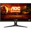 Aoc Monitor Led 24" Aoc 24G2SPAE/BK Full HD 1920x1080p 1ms classe E Rosso/Nero [24G2SPAE/BK]