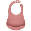 Suavinex Essence Bavaglino Pappa Bambino in Silicone - Rosa Nude