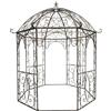 CLP Padiglione per rose in ferro Leila, gazebo da giardino in stile liberty, supporto verniciato per rampicanti e rose, Colore:bronzo
