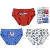 CERDÁ LIFE'S LITTLE MOMENTS Confezione da Boxer Singolo Jersey 3 Pezzi Sonic Bambino - Confezione da Boxer Singolo Jersey 3 Pezzi Sonic Morbidi e Confortevoli