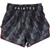 Fairtex - Pantaloncini da Boxe, Taglio Slim Muay Thai | Tessuto in raso di alta qualità con grafica a tema individuale. La vita elastica con coulisse garantisce una vestibilità