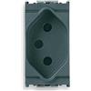 Vimar 16226 Idea presa SICURY 2P+T 10A 1m standard svizzero tipo 13, grigio