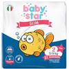 BABYSTAR Pannolini Babystar Slim 3-6kg Taglia 2 Mini 21 Pezzi - BABYSTAR - 979821459