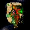 AK GEMS AND JEWELLERY Fuoco Opal, Etiope black Opal rough , Natural Opal Gemma Crudo 8 KT 21x10 MM