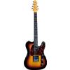 EKO GUITARS - Tero V-NOS Sunburst, Chitarra Elettrica, Serie Original V-NOS, Corpo in Pawlonia, Manico in American Rock Maple, Tastiera 22 Tasti in Resina Eko WPC, Colore Sunburst