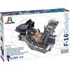 Italeri 2990 F-16 Cockpit, Scala 1:12, Plastic Model Kit, Modello in Plastica da Montare, Modellismo
