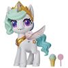 Hasbro E9107 My Little Pony Principessa Celestia Bacio Unicorno Cavallo interattivo con ali mobili Luce bianca 26 cm