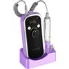 BEAUTIFLY Fresa per Unghie Senza Fili 36 W, 45000 giri/min, Batteria 2600 mAh, 6 Frese e 6 Cappucci Abrasivi, Manicure e Pedicure - Beautifly VivaNail