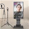 Selius Supporto TV - Mobile TV - Staffa per TV - Carrello TV - Supporto TV mobile - Altezza regolabile - Rotazione con freno