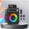 Selius Altoparlante wireless - Altoparlante Bluetooth - Altoparlante portatile - Altoparlante per karaoke - Altoparlante per feste