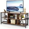Selius Mobile TV - Supporto per TV - Mobile multimediale - Mobile TV - Mobile TV in stile industriale - Adatto per schermi da 65 pollici