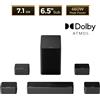 Selius Soundbar - Altoparlante - Home cinema - Sistema audio - Set surround - Dolby Atmos a 7.1 canali