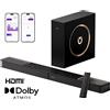 Selius Soundbar - Kit soundbar - Altoparlante per TV - Altoparlante per home cinema - Sistema audio surround - Sistema Dolby Atmos a 3.1.2 canali