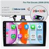 Selius Autoradio multimediale - Sistema Android integrato - Autoradio 2-DIN - Lettore CarPlay - Schermo touchscreen da 9 pollici