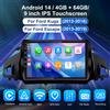 Selius Autoradio Android 14 - Sistema multimediale - Navigatore - Doppio DIN - Schermo touchscreen HD da 9 pollici