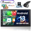 Selius Autoradio - Autoradio 2DIN - Lettore multimediale - Sistema di navigazione - Autoradio touchscreen - Schermo IPS da 7 pollici