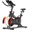 Selius Cyclette da casa - Bicicletta fitness - Bicicletta da indoor - Bicicletta da allenamento - Cyclette magnetica - Volano da 10 kg