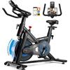 Selius Cyclette da casa - Ergometro - Bicicletta fitness - Bicicletta - Bicicletta da interno - Silenziosa, con volano da 18 kg