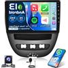 Selius Autoradio Android Auto - Autoradio multimediale - Sistema di navigazione - Autoradio touchscreen - Schermo da 10,1 pollici