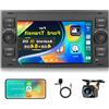 Selius Autoradio Android - Sistema multimediale - Autoradio - Radio con navigatore - Lettore 2 DIN - Schermo touchscreen da 13,7 pollici