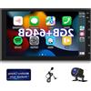Selius Autoradio 2 DIN - Autoradio - Sistema multimediale per auto - Autoradio da incasso - Doppio DIN - Schermo touchscreen da 7 pollici