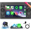 Selius Autoradio Android - Sistema multimediale - Radio con navigatore - Lettore multimediale per auto - Schermo touchscreen da 7 pollici