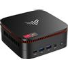 Selius Mini PC - Mini computer - PC desktop - PC compatto - PC potente - AMD Ryzen 4300U - 16 GB di RAM e 512 GB di SSD
