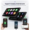 Selius Autoradio Android 13 da 10 pollici - Sistema multimediale - Autoradio touchscreen - Radio con navigatore