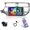 Selius Autoradio Android - Radio multimediale - Autoradio - Sistema di navigazione - Radio touchscreen - Schermo IPS da 9 pollici