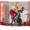 Selius Cyclette da casa - Bicicletta fitness - Spazio di stoccaggio multifunzionale - Sistema di resistenza magnetico - Ruote per il trasporto