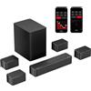 Selius Soundbar - 7.1 canali - Soundbar per TV - Sistema audio surround - con subwoofer - Dolby Atmos