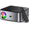 Selius Mini proiettore - Proiettore digitale - Portatile - 1080P - LED - Con autofocus - 26000 lumen