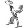 Selius Cyclette da casa - Cyclette da - Cyclette da casa - Biciclette da allenamento indoor - Bicicletta da allenamento indoor - Bicicletta fitness 2-in-1 - 8 livelli