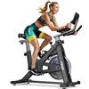 Selius Cyclette da casa - Ergometro da interno con resistenza da 300 Watt, display della velocità di pedalata (RPM) e sella regolabile