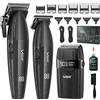 Selius VGR 640 S3: Tagliacapelli per uomo, kit professionale con tagliacapelli ricaricabile, rifinitore per sfumature e rasoio a lamina, macchina per la cura dei capelli wireless con lama