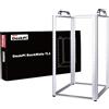 Selius Armadio rack aperto a 10U - Rack per server - Armadio di rete - Pannello di permutazione - Rack audio/video - Formato da 10 pollici