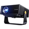 Selius Proiettore Smart 4K per home cinema, piccolo proiettore per smartphone, autofocus e correzione trapezoidale, mini-proiettore con Wi-Fi e Bluetooth con sistema operativo Fire