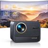 Selius Proiettore ufficiale Netflix e Dolby Audio, 25000 lumen, autofocus e correzione distorsione trapezoidale, WiFi 6, Bluetooth, Full HD 1080P, supporto per proiettore 4K 60Hz
