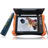 Selius Tester HD per telecamere di sicurezza X9MOVTADHS, con display retina 2K da 8 pollici e protezione anti-abbagliamento. Tester HD per telecamere di sicurezza compatibile con 8MP CVI, TVI, AHD, 8MP EX-SDI, HD-SDI, 3G-SDI e telecamere IP
