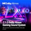 Selius Soundbar da gaming Thunder Pro+ con altoparlante satellitare wireless, sistema surround 7.1.2 Dolby Atmos, subwoofer integrato, controllo tramite app e illuminazione RGB