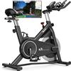 Selius Cyclette da casa con resistenza magnetica, dotata di monitoraggio della cadenza e supporto per tablet