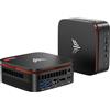 Selius Pinova P1, Mini PC con processore AMD Ryzen 4300U, sistema operativo Windows 11 Pro, 16GB di RAM DDR4 e SSD da 1TB (4 core/4 thread, 3,7GHz, prestazioni superiori a 3500U/N150/N95), supporto per 4K su tre schermi, Wi-Fi 5, Bluetooth 4.2 e …
