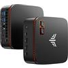 Selius Mini PC da gaming Gust G1, sistema operativo Windows 11 Pro, processore AMD Ryzen 9 8945HS (8 core/16 thread, 5,2 GHz), 32 GB di RAM DDR5 (16 GB x 2) a 5600 MHz, SSD M.2 NVMe da 1 TB, mini computer con Wi-Fi 6E/Bluetooth 5.2, supporto per …